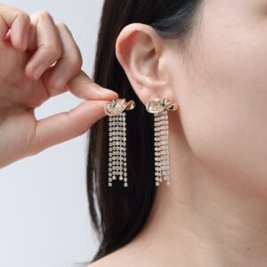 Aretes Cascada Cristal