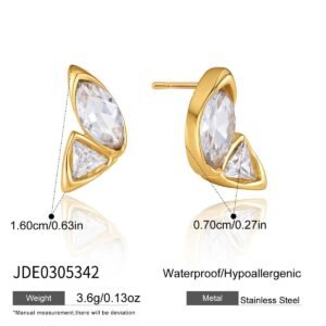 Aretes Mariposa Cristal