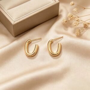 Aretes Croissant Oro
