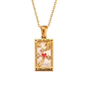 Collar Tarot Los Amantes