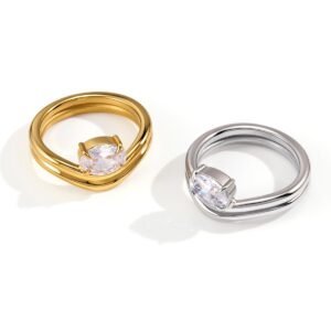 Anillo Beso Cristal